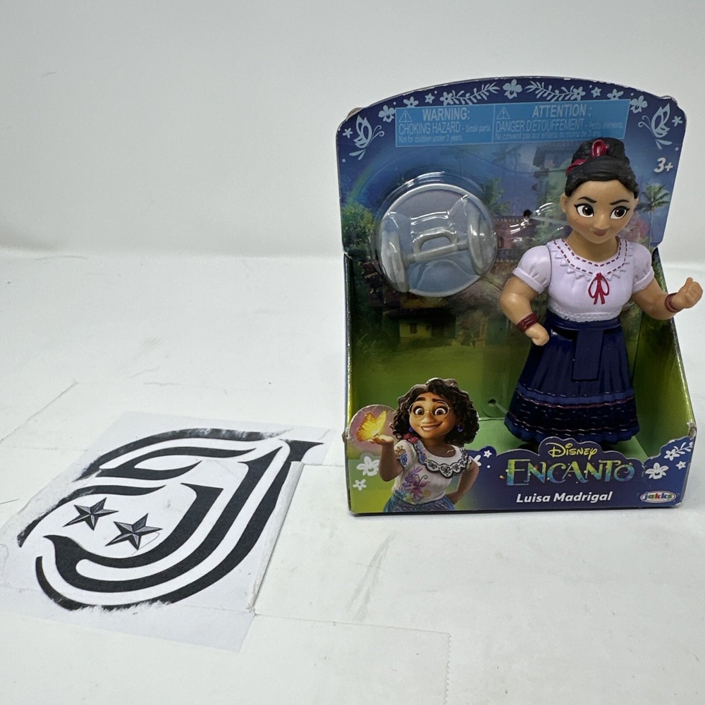 Disney ENCANTO 3" Figure LUISA MADRIGAL Doll + Accessory New 2021